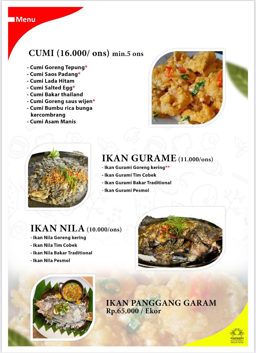 Menu Kuningan Live Seafood X Embun Sangga Langit-2