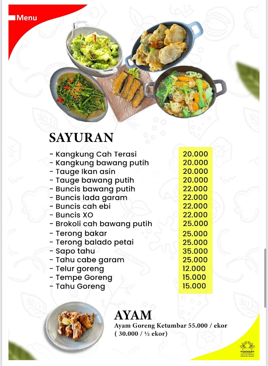 Menu Kuningan Live Seafood X Embun Sangga Langit-4