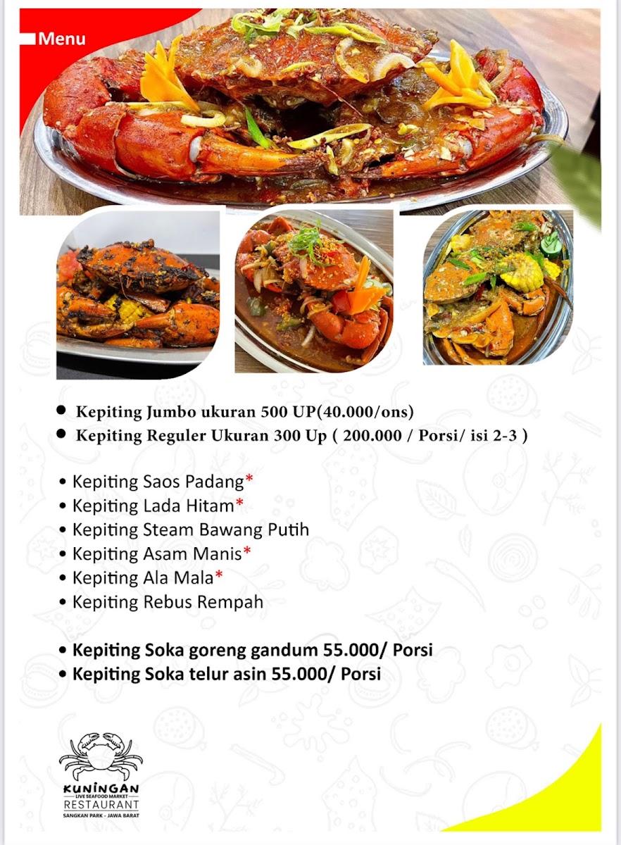 Menu Kuningan Live Seafood X Embun Sangga Langit-7