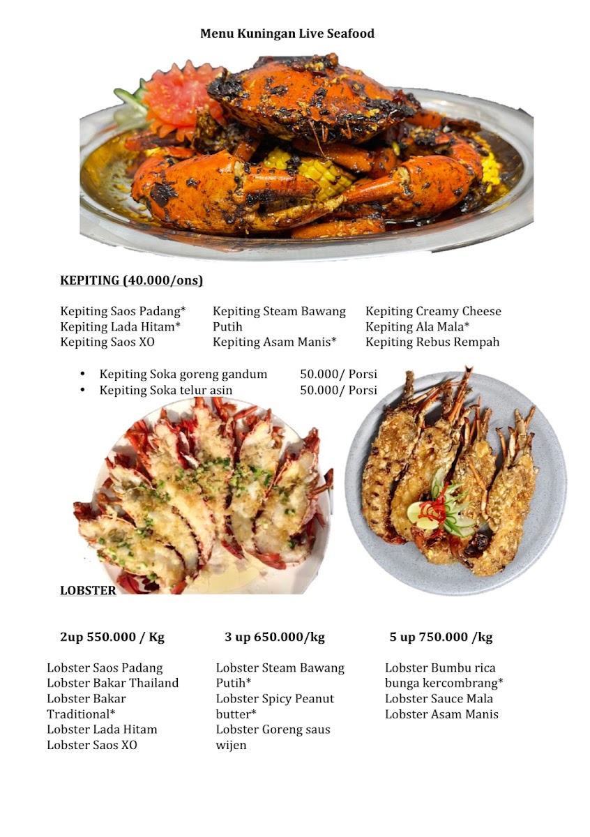 Menu Kuningan Live Seafood X Embun Sangga Langit-8
